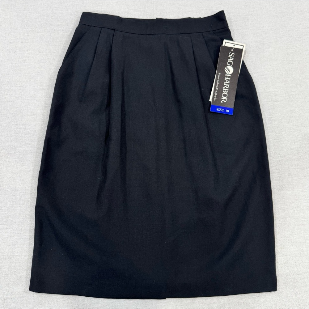 Sag Harbor Elegant Vintage Black Size 10 NWT Pockets